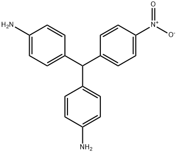 Benzenamine, 4,4'-[(4-nitrophenyl)methylene]bis- Structure