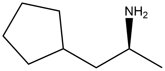 Cyclopentaneethanamine, α-methyl-, (αS)- Structure