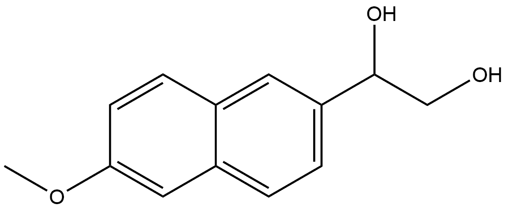 1-(6-Methoxy-2-naphthalenyl)-1,2-ethanediol Structure