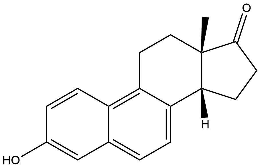 Estra-1,3,5,7,9-pentaen-17-one, 3-hydroxy-, (14β)- Structure