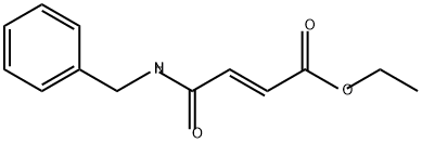 2-Butenoic acid, 4-oxo-4-[(phenylmethyl)amino]-, ethyl ester, (2E)- Structure