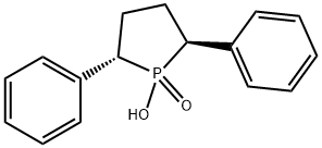 Phospholane, 1-hydroxy-2,5-diphenyl-, 1-oxide, (2S,5S)- Structure