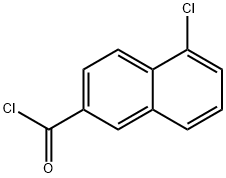 2-Naphthalenecarbonyl chloride, 5-chloro- Structure