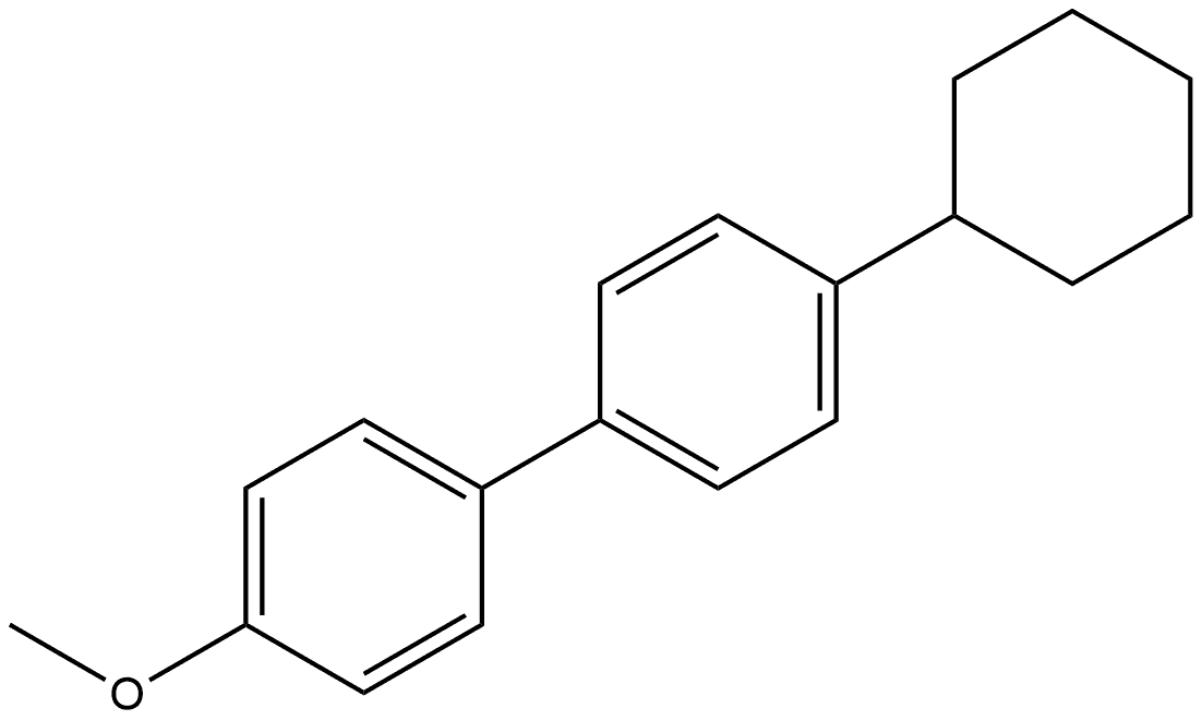 4-Cyclohexyl-4'-methoxy-1,1'-biphenyl Structure