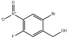 Benzenemethanol, 2-bromo-5-fluoro-4-nitro- Structure