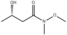 Butanamide, 3-hydroxy-N-methoxy-N-methyl-, (3S)- Structure