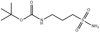 tert-butyl N-(3-sulfamoylpropyl)carbamate Structure