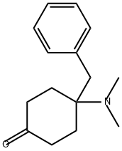 Cyclohexanone, 4-(dimethylamino)-4-(phenylmethyl)- Structure