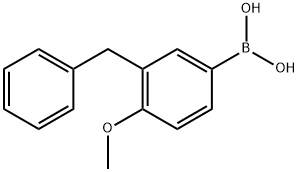 (3-Benzyl-4-methoxyphenyl)boronic acid Structure