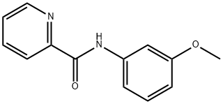 2-Pyridinecarboxamide, N-(3-methoxyphenyl)- Structure