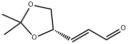 2-Propenal, 3-[(4S)-2,2-dimethyl-1,3-dioxolan-4-yl]-, (2E)- Structure