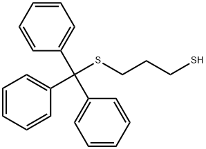 1-Propanethiol, 3-[(triphenylmethyl)thio]- Structure