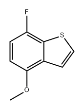 Benzo[b]thiophene, 7-fluoro-4-methoxy- Structure