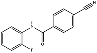 Benzamide, 4-cyano-N-(2-fluorophenyl)- Structure