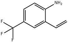 Benzenamine, 2-ethenyl-4-(trifluoromethyl)- Structure