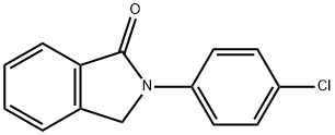 1H-Isoindol-1-one, 2-(4-chlorophenyl)-2,3-dihydro- Structure