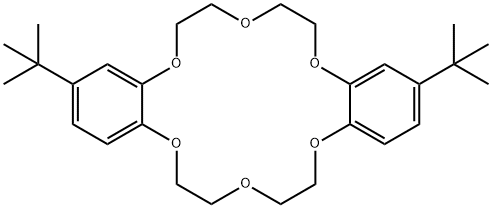 Dibenzo[b,k][1,4,7,10,13,16]hexaoxacyclooctadecin, 2,14-bis(1,1-dimethylethyl)-6,7,9,10,17,18,20,21-octahydro- Structure