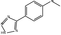 Benzenamine, N-methyl-4-(2H-tetrazol-5-yl)- Structure