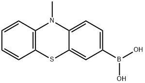 Boronic acid, (10-methyl-10H-phenothiazin-3-yl)- (9CI) Structure