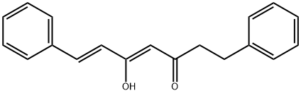 (4Z,6E)-5-Hydroxy-1,7-diphenylhepta-4,6-dien-3-one 구조식 이미지