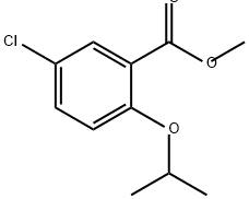 Benzoic acid, 5-chloro-2-(1-methylethoxy)-, methyl ester Structure