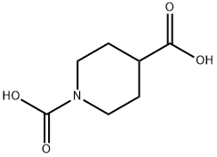 1,4-Piperidinedicarboxylic acid Structure