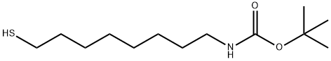 Carbamic acid, (8-mercaptooctyl)-, 1,1-dimethylethyl ester (9CI) Structure