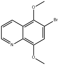 Quinoline, 6-bromo-5,8-dimethoxy- 구조식 이미지
