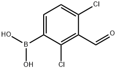 Boronic acid, (2,4-dichloro-3-formylphenyl)- (9CI) Structure