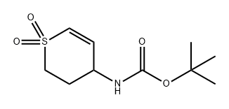 Carbamic acid, (3,4-dihydro-1,1-dioxido-2H-thiopyran-4-yl)-, 1,1-dimethylethyl ester (9CI) 구조식 이미지