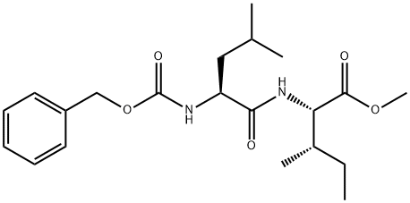 L-Isoleucine, N-[(phenylmethoxy)carbonyl]-L-leucyl-, methyl ester 구조식 이미지