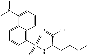 Methionine, N-[[5-(dimethylamino)-1-naphthalenyl]sulfonyl]- Structure