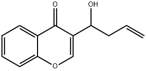 3-(1-Hydroxybut-3-en-1-yl)-4H-chromen-4-one Structure
