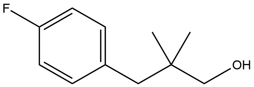 Benzenepropanol, 4-fluoro-β,β-dimethyl- Structure