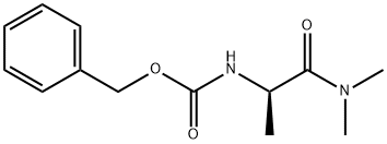 Carbamic acid, N-[(1R)-2-(dimethylamino)-1-methyl-2-oxoethyl]-, phenylmethyl ester Structure