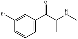 1-Propanone, 1-(3-bromophenyl)-2-(methylamino)- 구조식 이미지