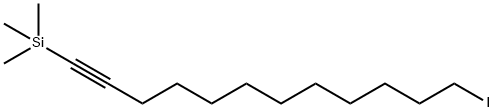 Silane, (12-iodo-1-dodecyn-1-yl)trimethyl- Structure