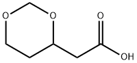 1,3-Dioxane-4-acetic acid Structure