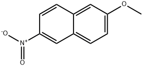 Naphthalene, 2-methoxy-6-nitro- Structure