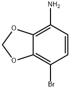 7-bromo-1,3-Benzodioxol-4-amine Structure
