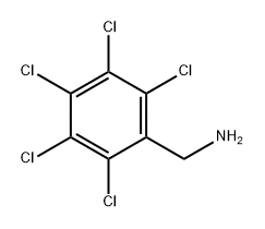 Benzenemethanamine, 2,3,4,5,6-pentachloro- Structure