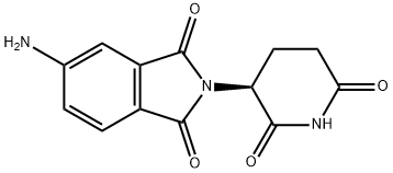 1H-Isoindole-1,3(2H)-dione, 5-amino-2-[(3S)-2,6-dioxo-3-piperidinyl]- Structure