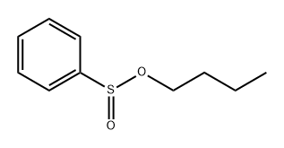 Benzenesulfinic acid, butyl ester Structure