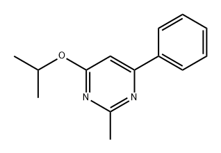 Pyrimidine, 2-methyl-4-(1-methylethoxy)-6-phenyl- 구조식 이미지