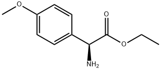 S-4-methoxyphenylglycine ethyl ester 구조식 이미지
