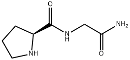 Glycinamide, L-prolyl- Structure