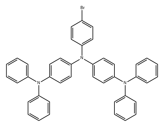 1,4-Benzenediamine, N1-(4-bromophenyl)-N1-[4-(diphenylamino)phenyl]-N4,N4-diphenyl- Structure