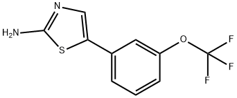 5-(3-(Trifluoromethoxy)phenyl)thiazol-2-amine Structure