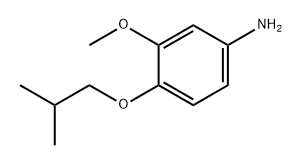 Benzenamine, 3-methoxy-4-(2-methylpropoxy)- Structure