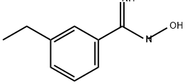 Benzenecarboximidamide, 3-ethyl-N-hydroxy- Structure